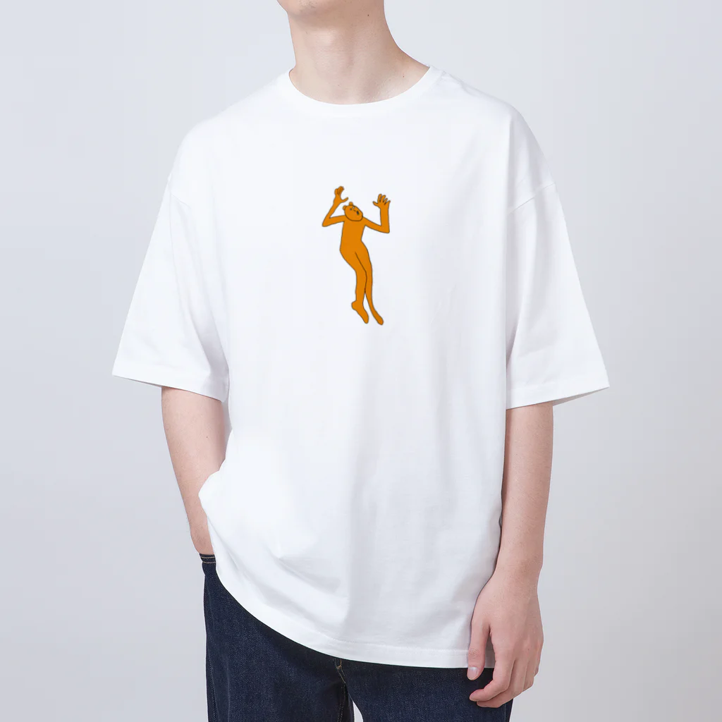 anko.23collectionのオレンジのクマ Oversized T-Shirt