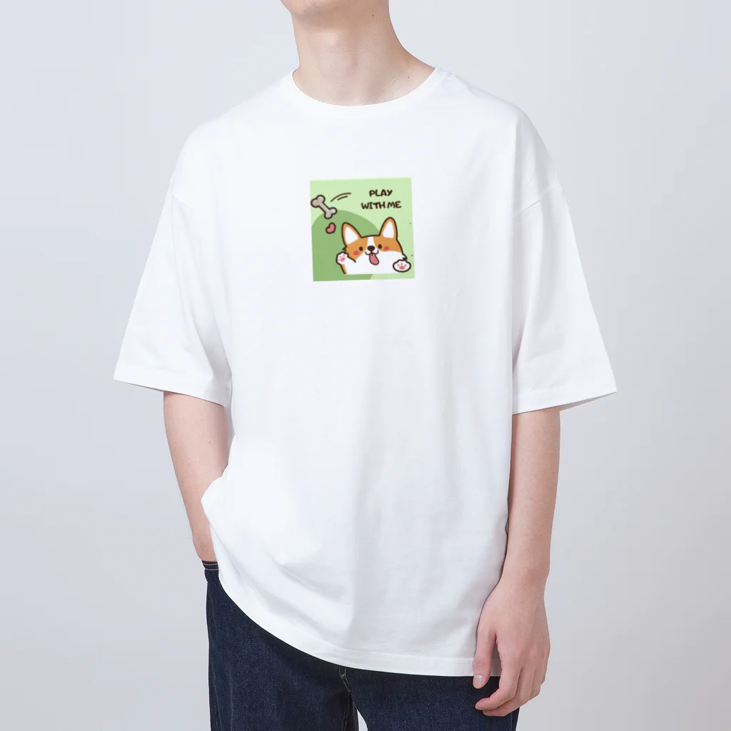 ロイ@イラストレーターHEXANFT販売美麗イラスト描きますのPLAY WITH ME Oversized T-Shirt