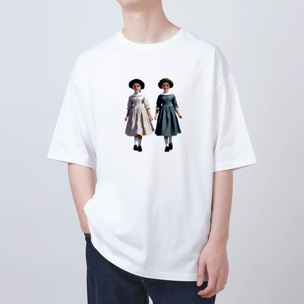 あおはるのかわいい双子ちゃん オーバーサイズTシャツ