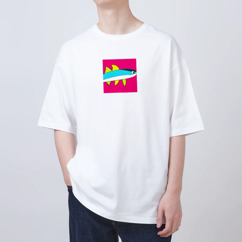 魚大好きマンのさかな Oversized T-Shirt