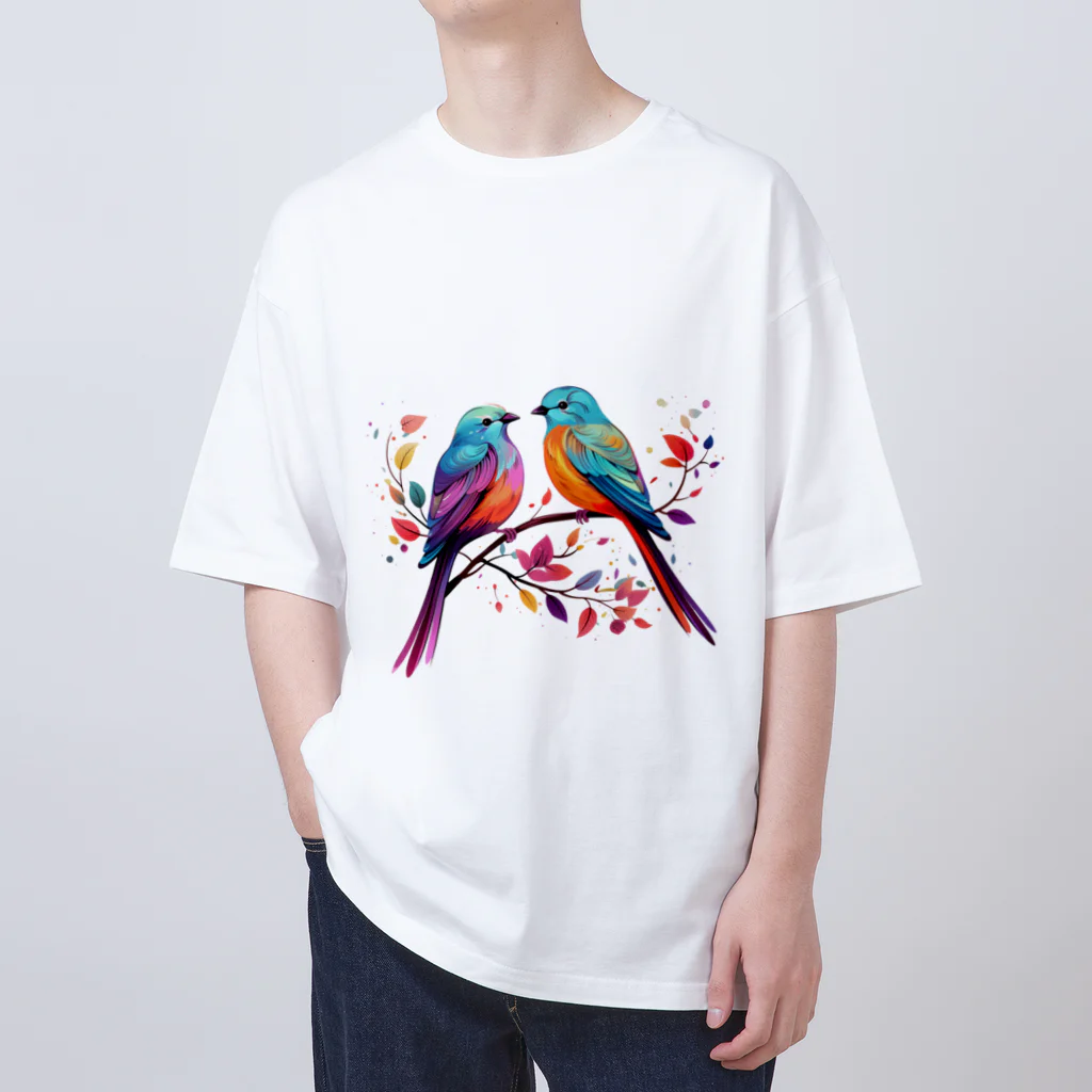 BunnyBloomのBirds in the Ramus Oversized T-Shirt