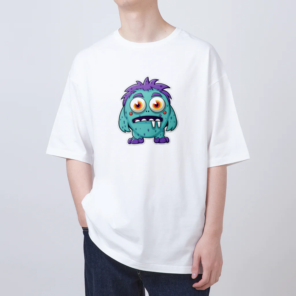 GoodsGalaxyArtの優しいモンスター・コルドくん Oversized T-Shirt