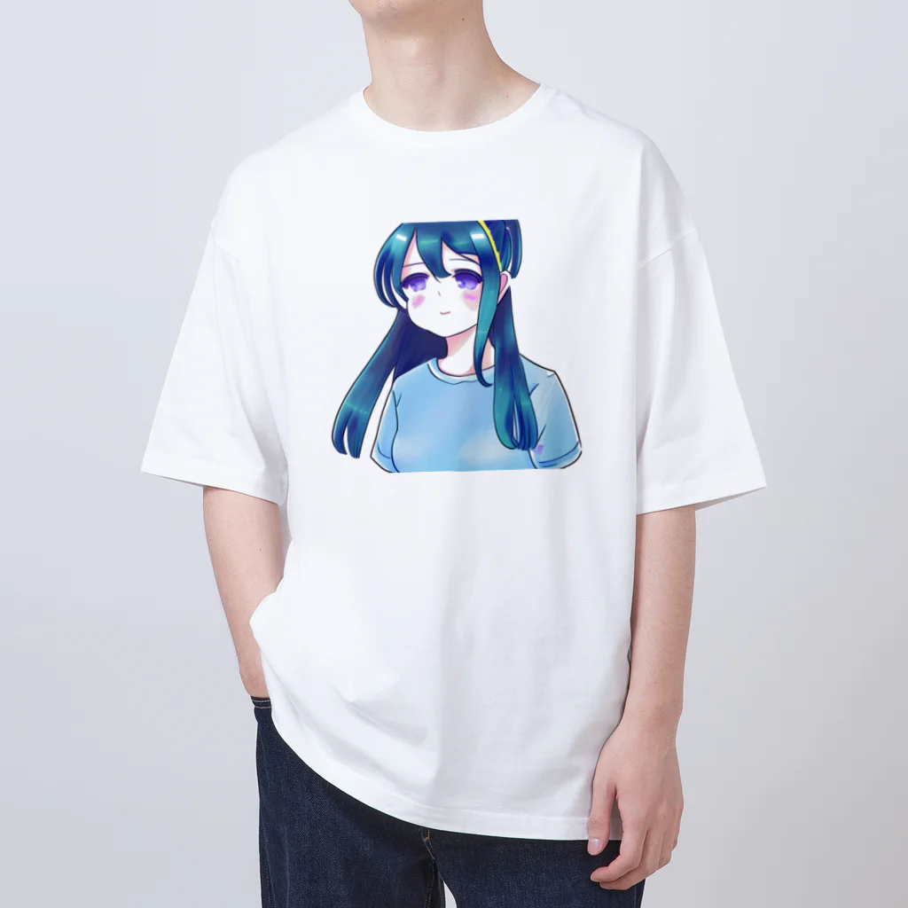 the blue seasonのリブラ オーバーサイズTシャツ