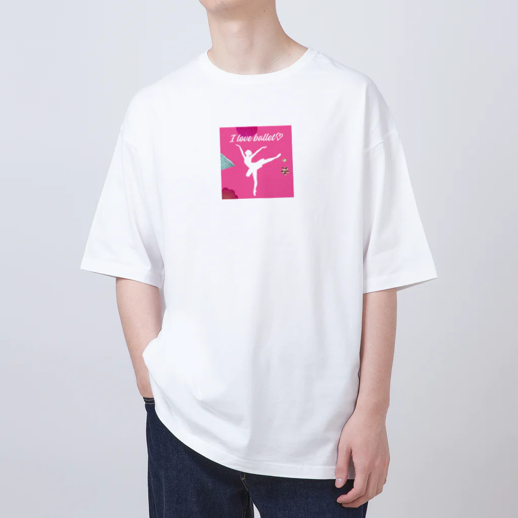 nozomi-mama-shop♪のI love balletグッズ🩰 オーバーサイズTシャツ