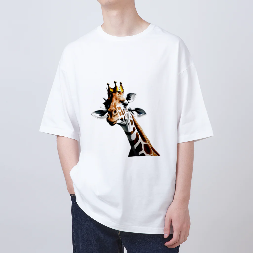 giraffeのキリンの王様 Oversized T-Shirt