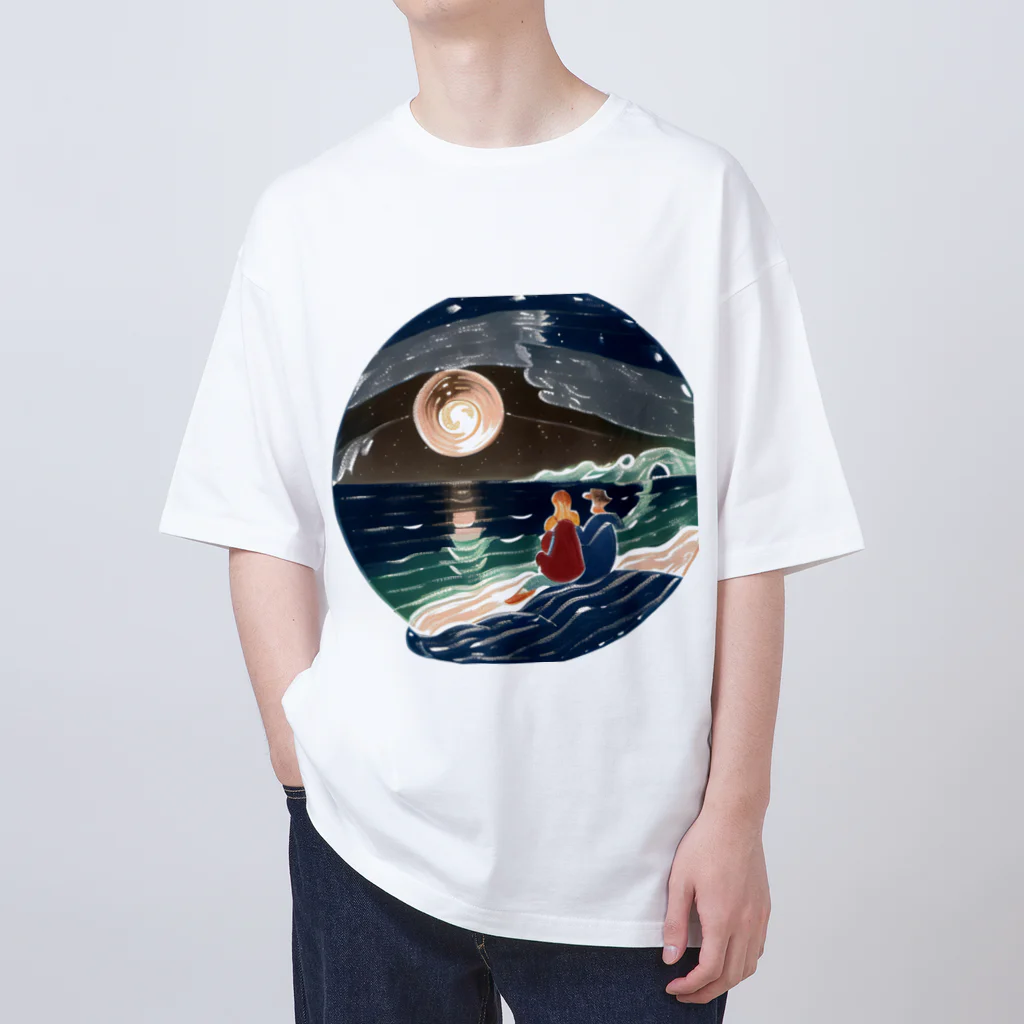 tetsuの夜の海 オーバーサイズTシャツ