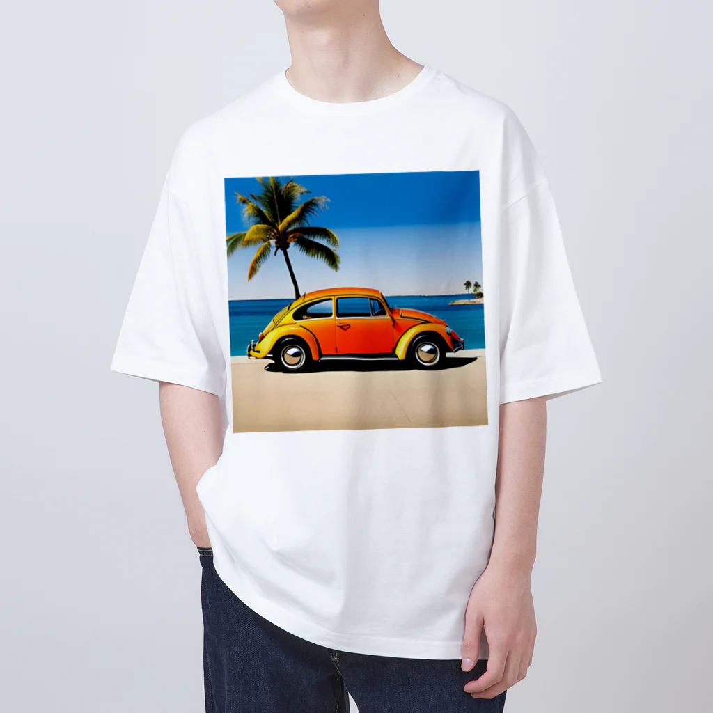 転倒無視のボサノヴァビーチ Oversized T-Shirt