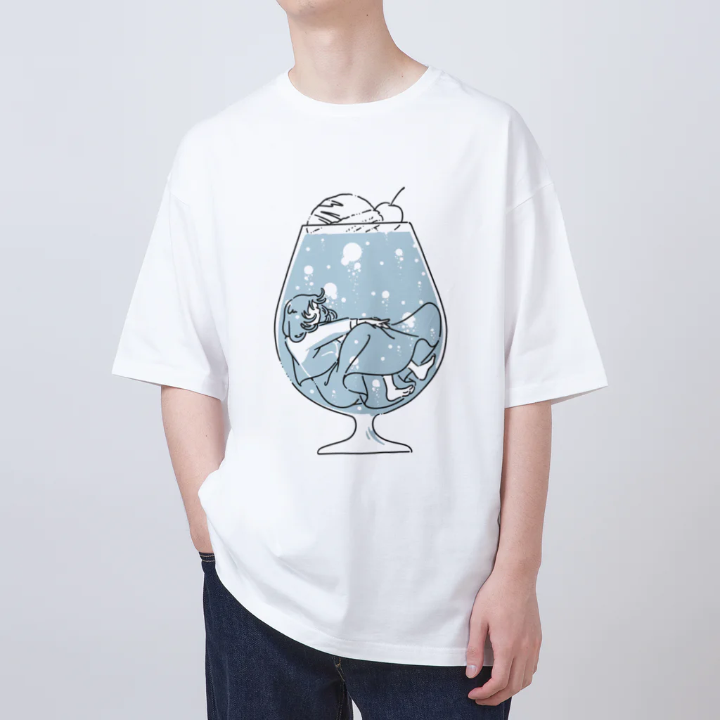 sasakiのソーダ水浴 オーバーサイズTシャツ