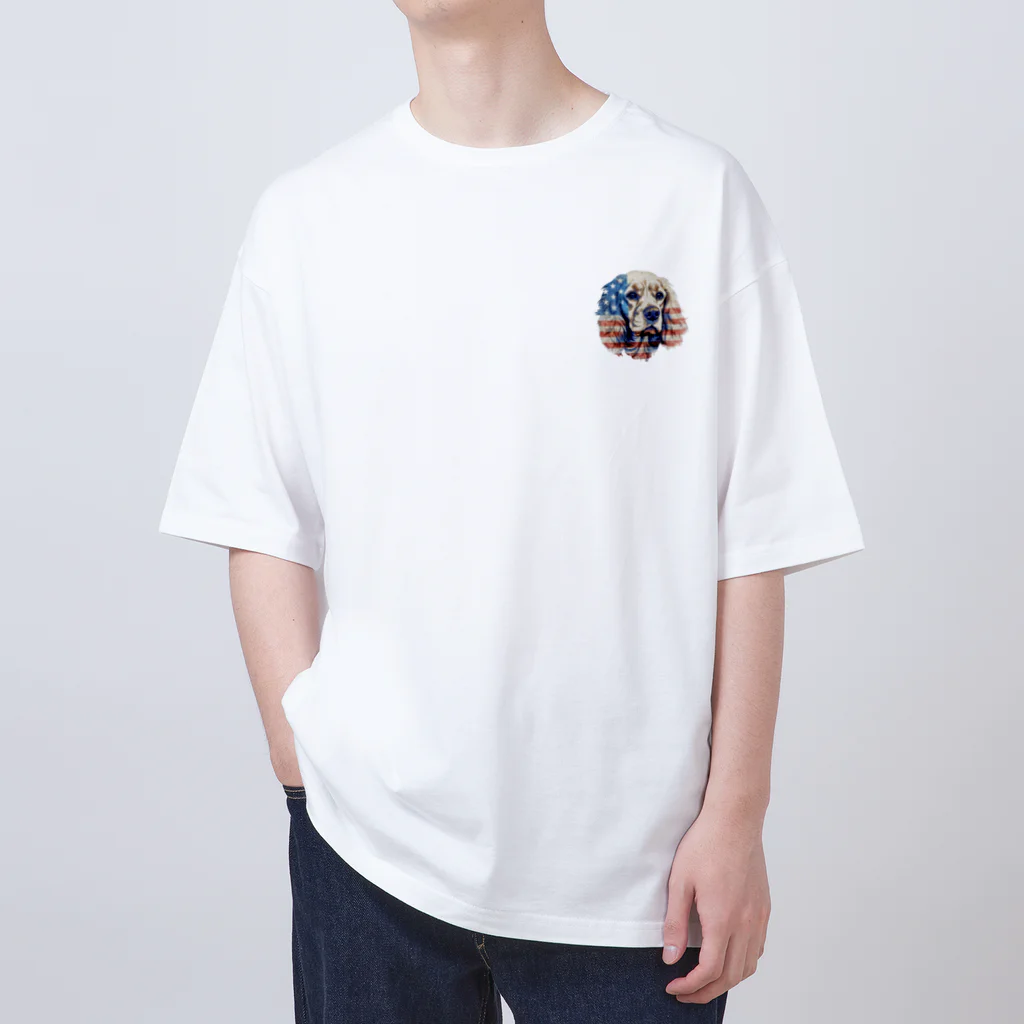 dogsdream8246のアメリカンコッカーアメリカ Oversized T-Shirt