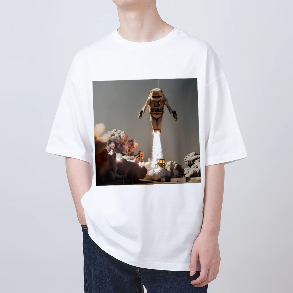 献血するドラキュラの宇宙人シリーズ オーバーサイズTシャツ