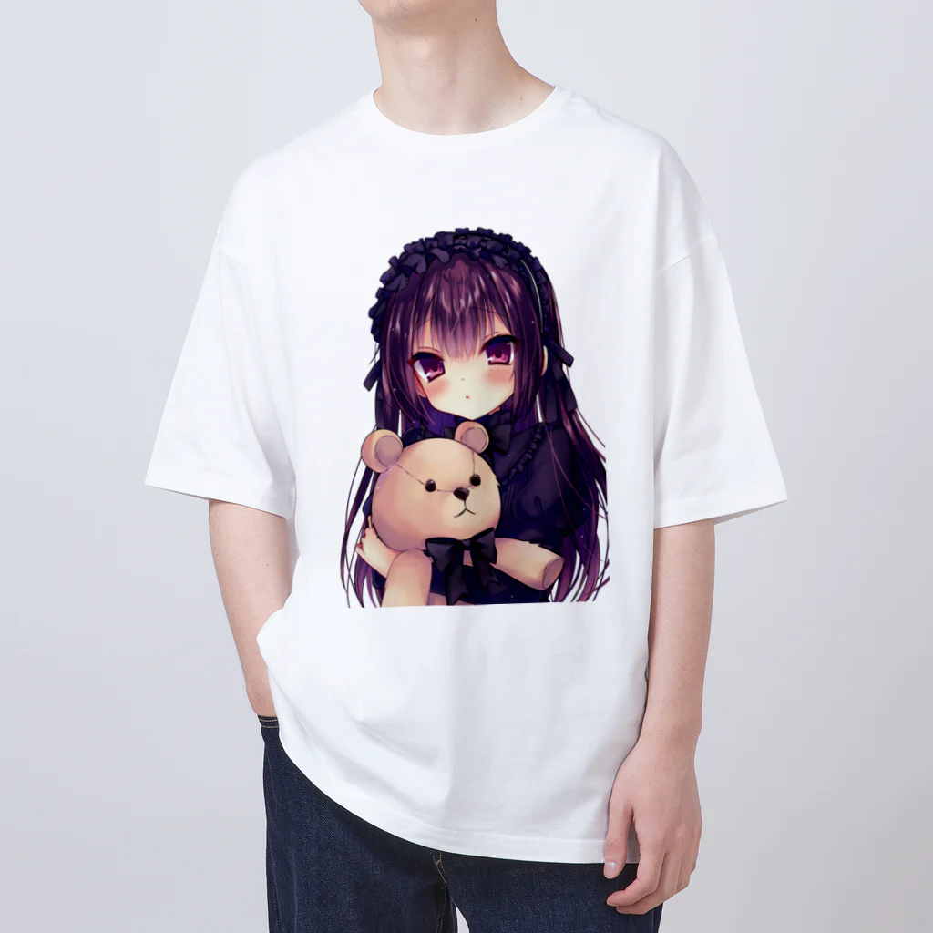 りず様のかわいい黒ロリおんな オーバーサイズTシャツ