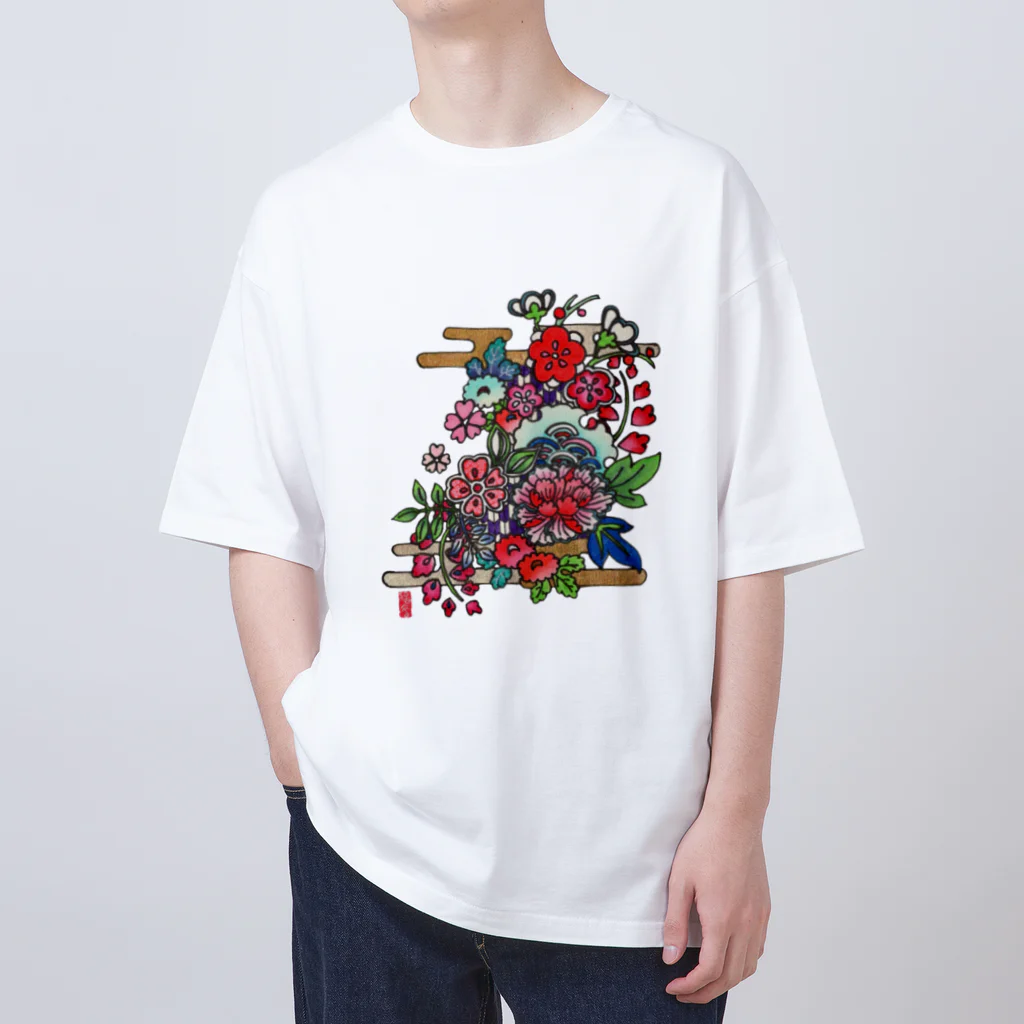 JapaneseArt Yui Shopの咲き誇れ オーバーサイズTシャツ