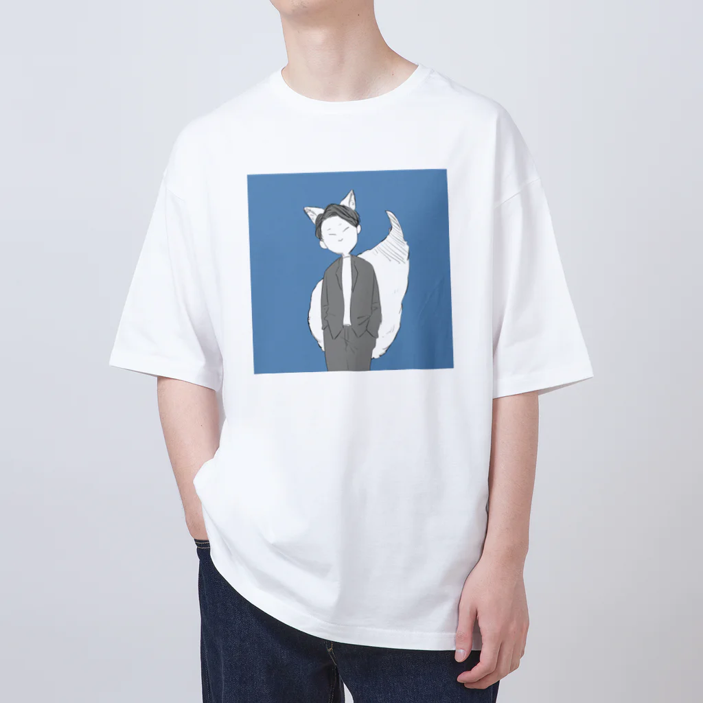 キヨ商店のきつねのしらかわさん Oversized T-Shirt