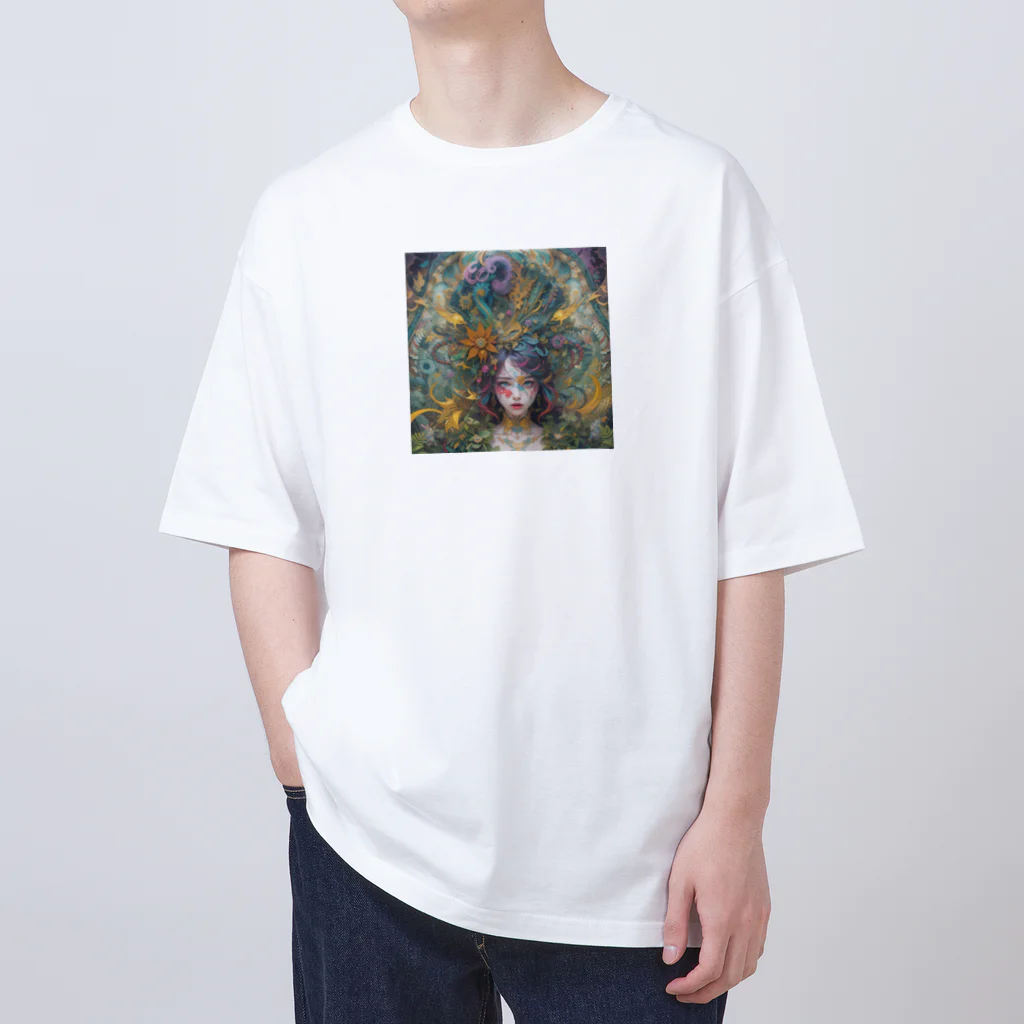 AI職人👨‍🏭のAI美女「森神」 Oversized T-Shirt