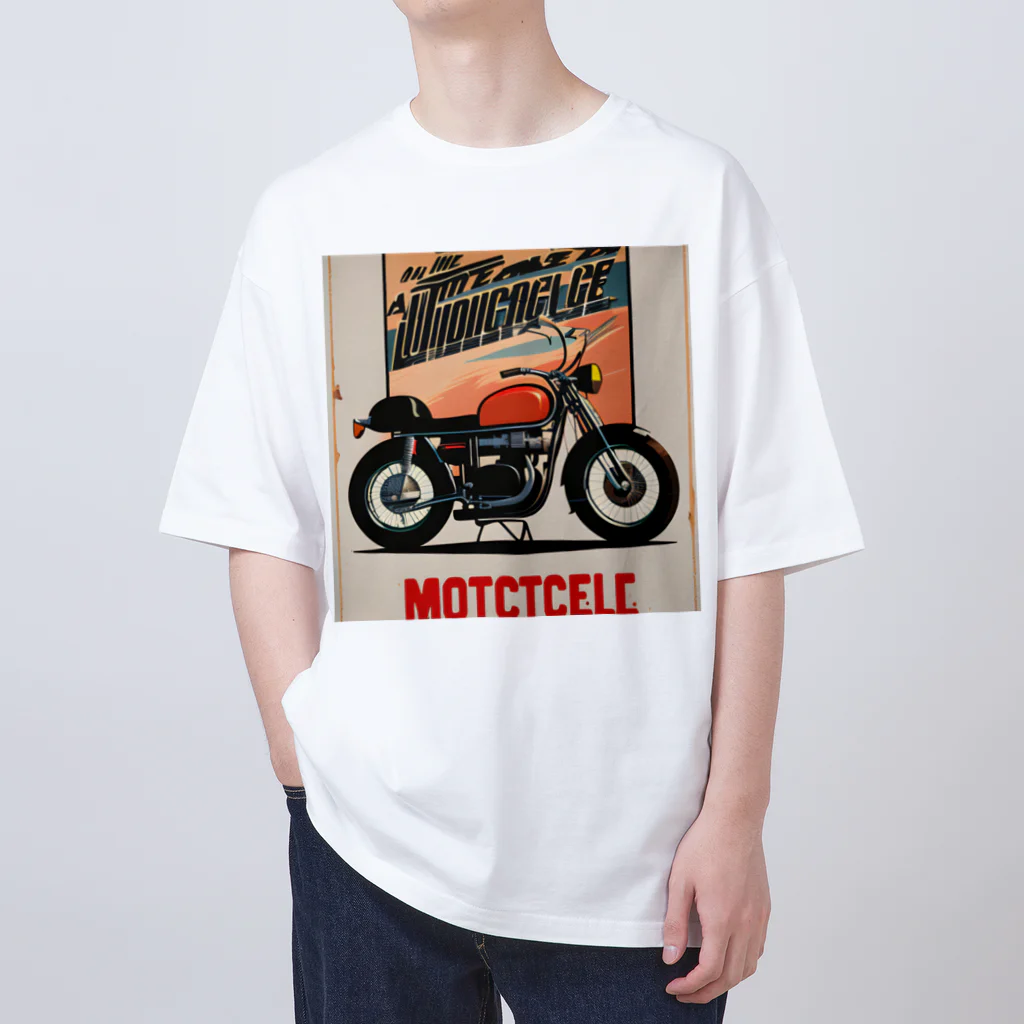 Jin12のレトロバイク オーバーサイズTシャツ