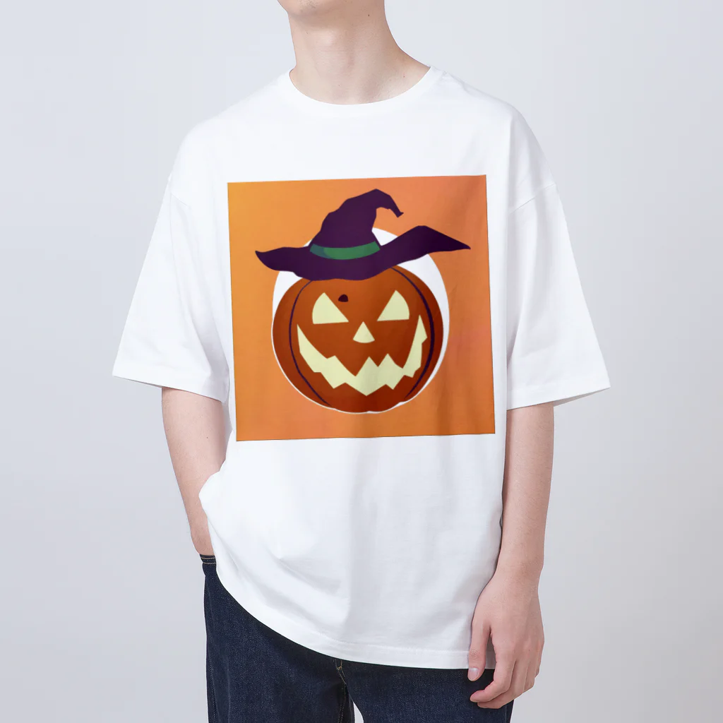 Papapapartyのハロウィンパンプキン オーバーサイズTシャツ