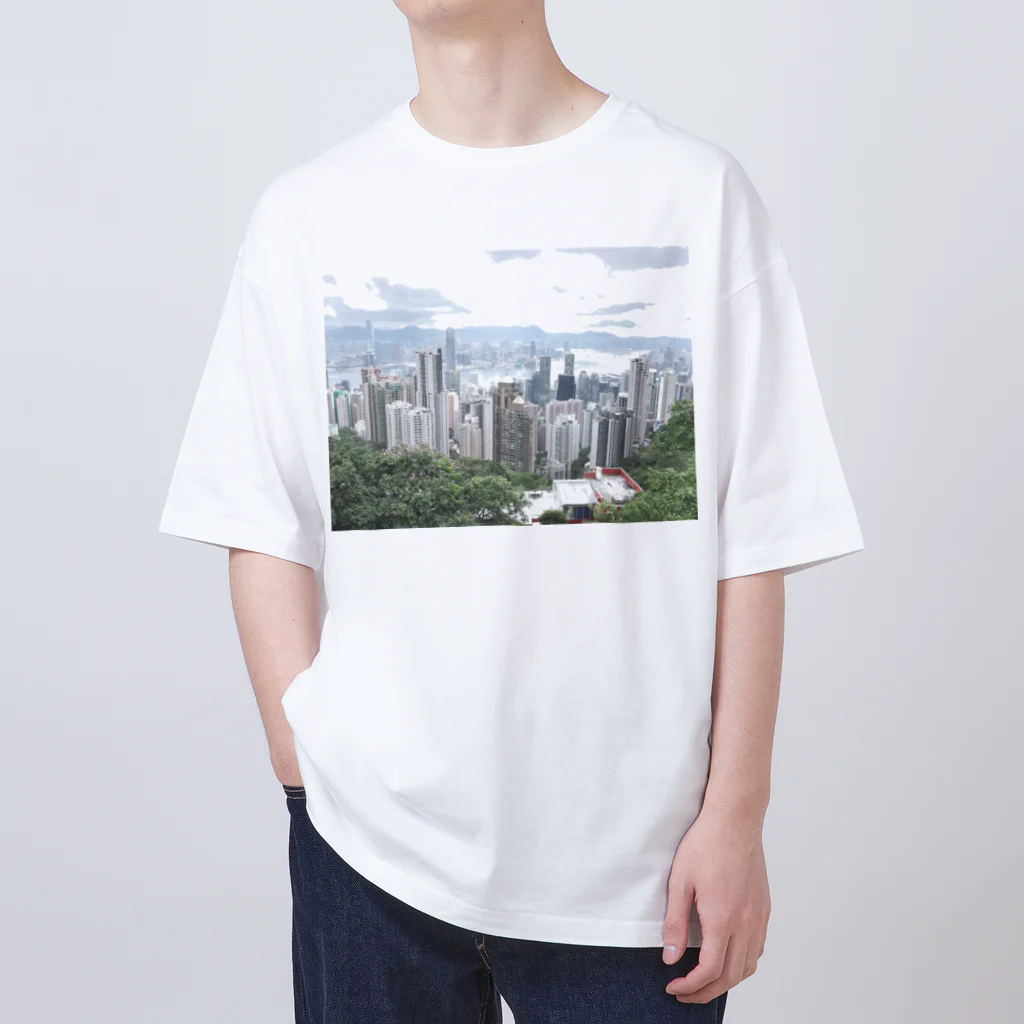 kyurakkoのAt  Victoria Peak Oversized T-Shirt