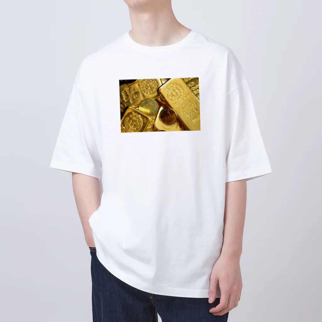 invitationのゴールド オーバーサイズTシャツ