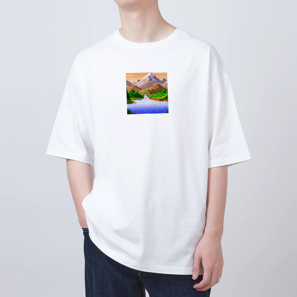 ろよずやのピクセルアート オーバーサイズTシャツ