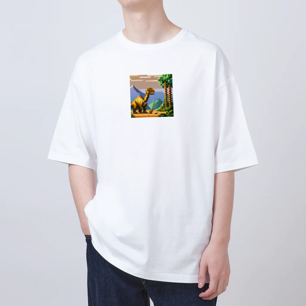 オカメインコのタロのドット絵マイアサウラ Oversized T-Shirt