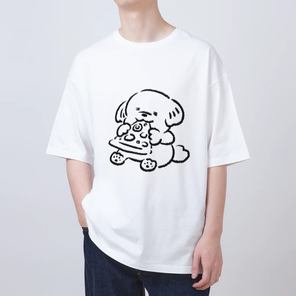 ペキニーズのとんかつ屋のペキニーズのちーずくん オーバーサイズTシャツ