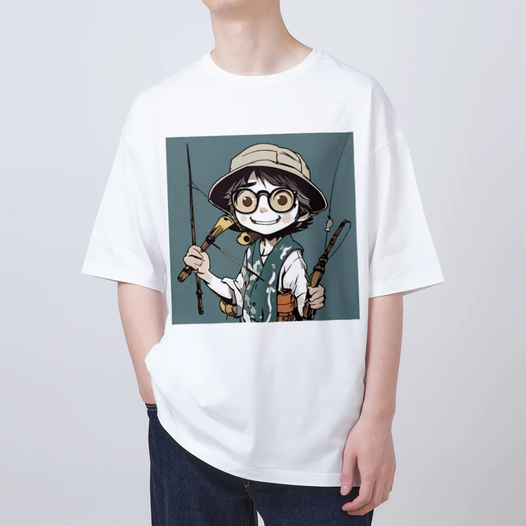 yuu1994 fishingのyuu1994の顔 Oversized T-Shirt