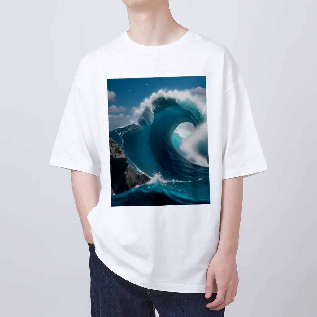 kurobe-taiyouのビックウェーブ Oversized T-Shirt