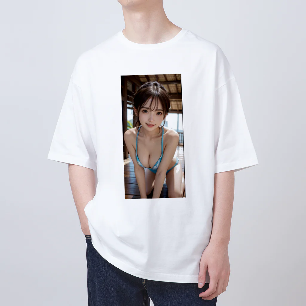 RGセクシーガールの巨乳美少女 Oversized T-Shirt