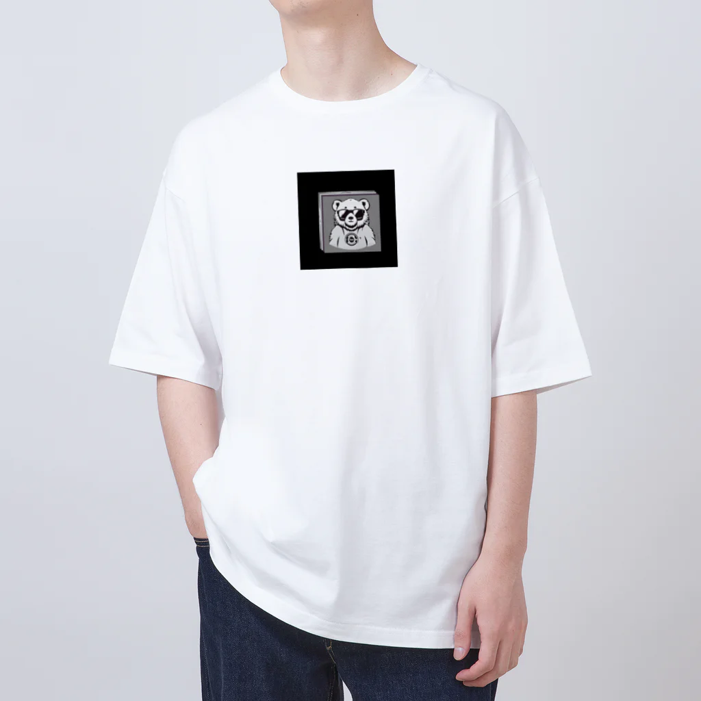 Kompasのカッコいい クマ Oversized T-Shirt