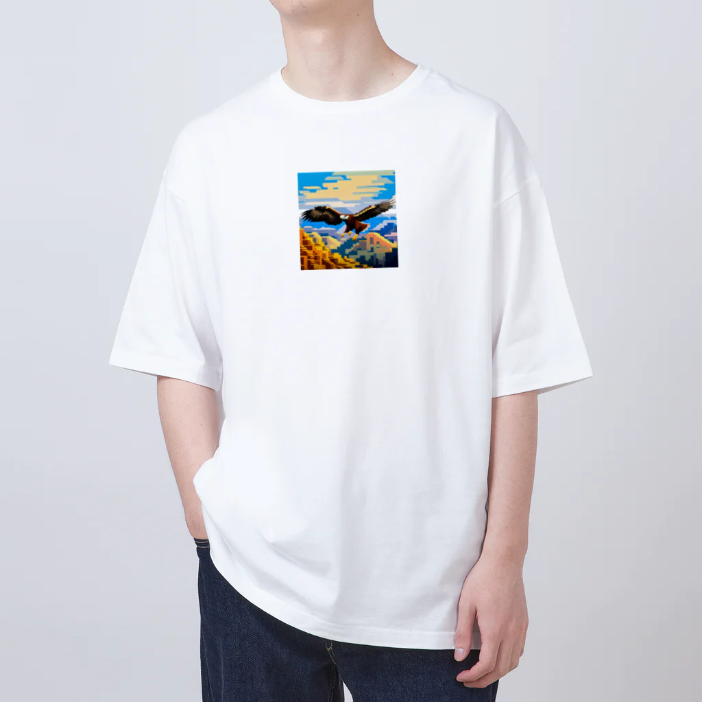 fp_bgの孤高のイーグル オーバーサイズTシャツ