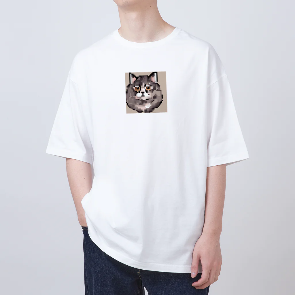 ki1962のドット絵の子犬が描かれたプレミアムコレクショングッズ Oversized T-Shirt