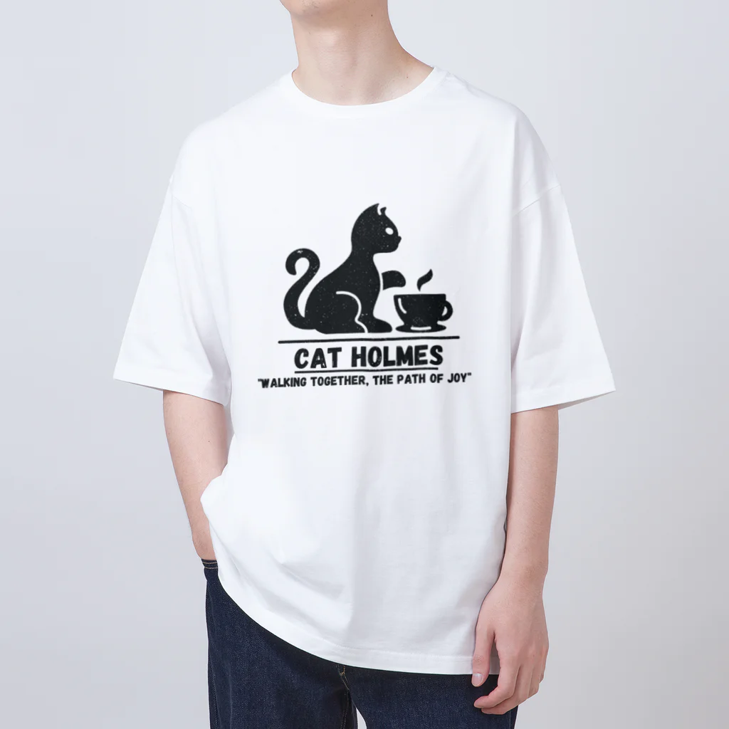  cat Holmesのdaily life at home オーバーサイズTシャツ