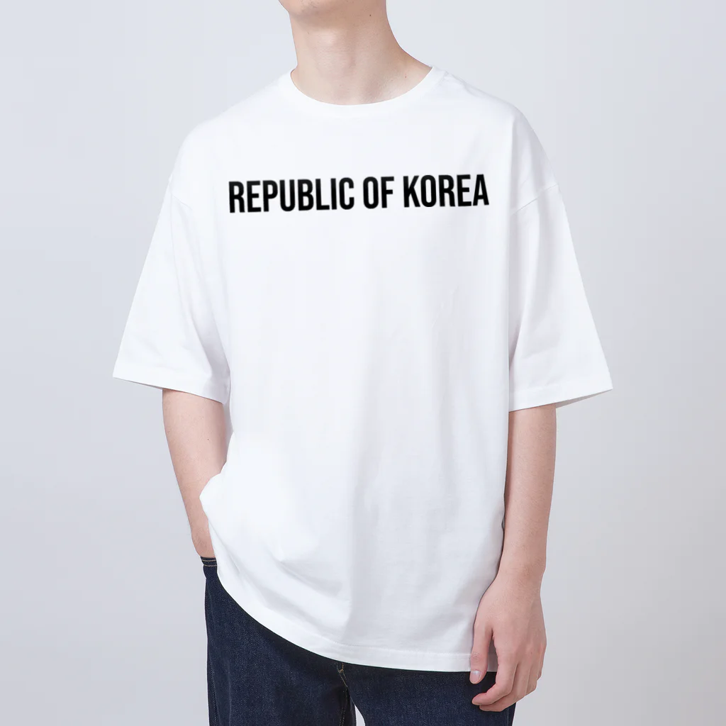 ON NOtEの韓国 ロゴブラック オーバーサイズTシャツ