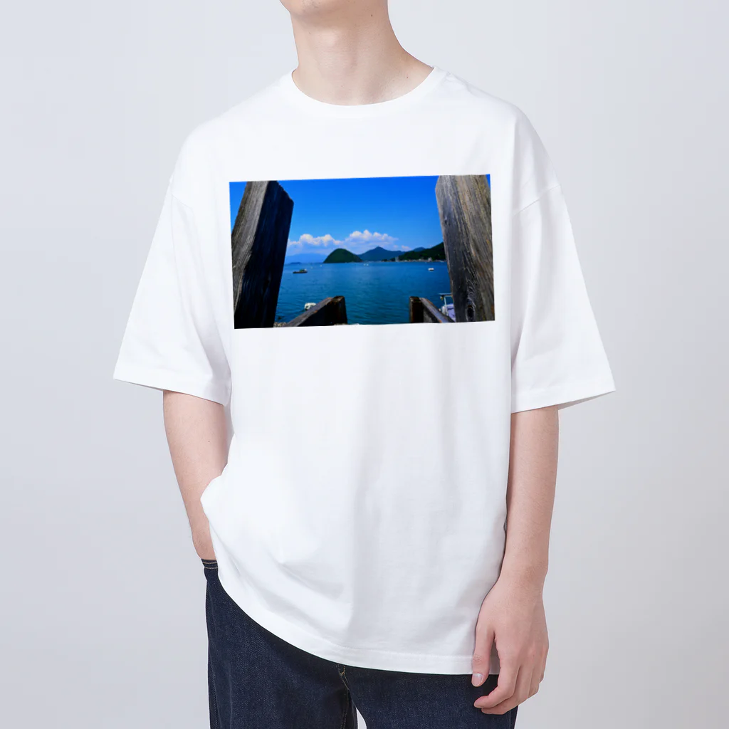 kazuyaの夏の湖 オーバーサイズTシャツ