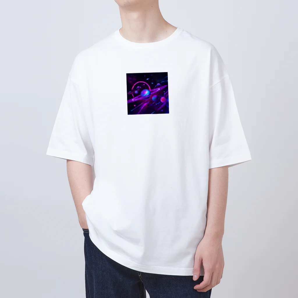 sanbo-の宇宙のグッズ オーバーサイズTシャツ