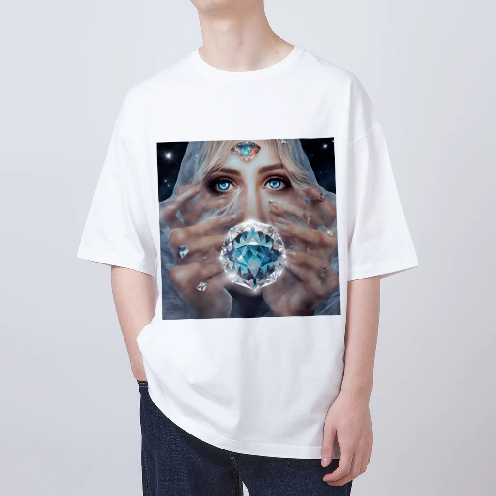 Ri-2のダイヤモンド女性と神秘 オーバーサイズTシャツ