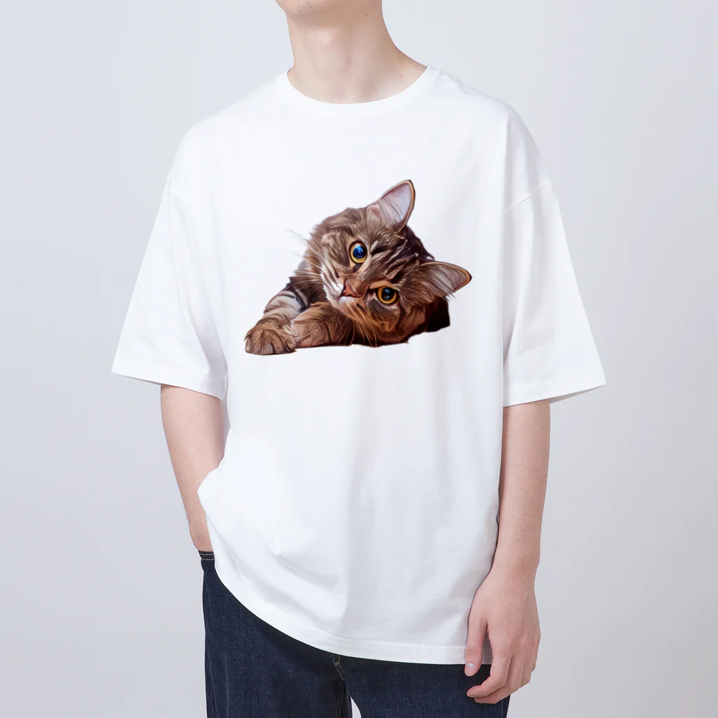 bitpiyoのねこちゃん Oversized T-Shirt