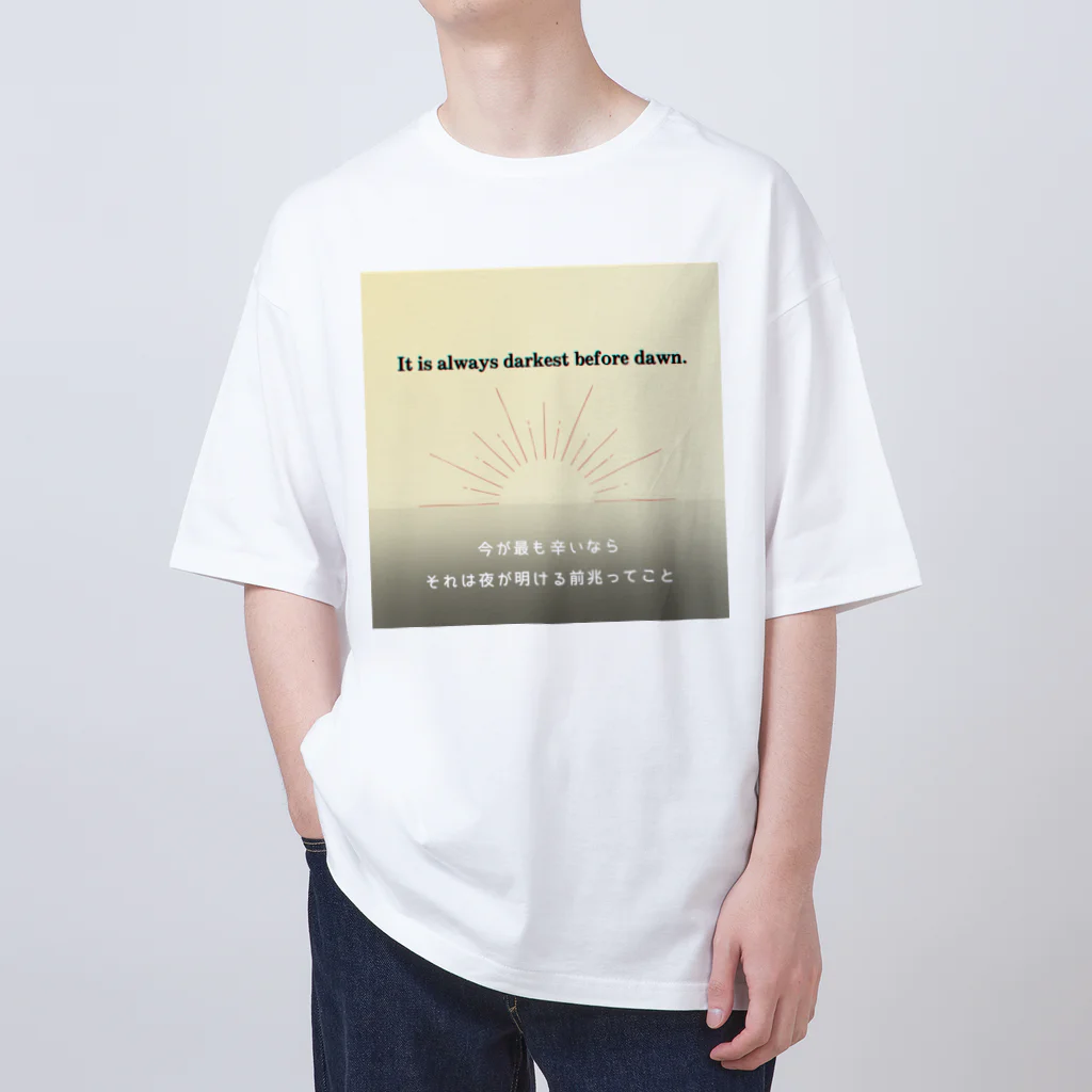 JHOPEの明けない夜はない オーバーサイズTシャツ