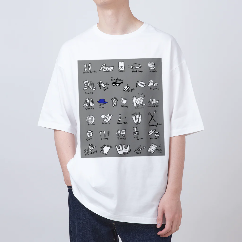 M.L.Merの山用品リスト！？グレー Oversized T-Shirt