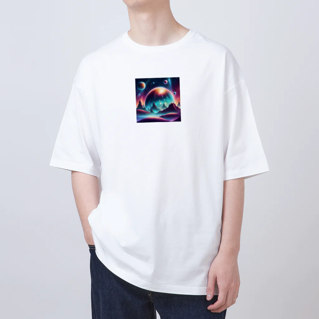 Momo Magicの未来宇宙 Oversized T-Shirt