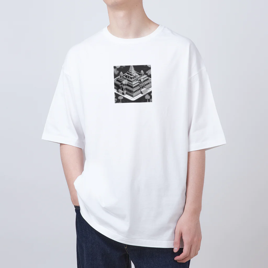 YoMiTの有名な観光スポットイメージ画像：アンコールワット（カンボジア） Oversized T-Shirt