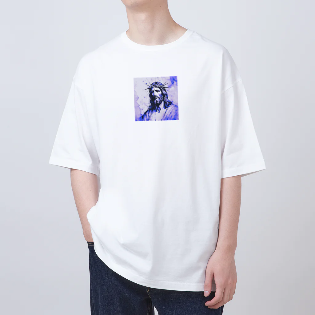 0024aquaのキリスト@2 Oversized T-Shirt