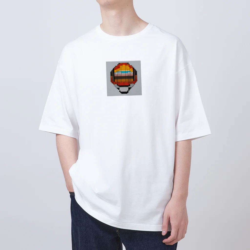 nomad4491のドット絵の法螺貝 オーバーサイズTシャツ