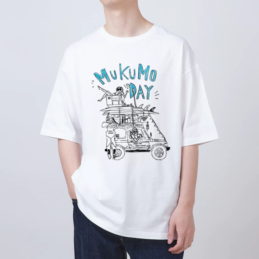 muku-moのMUKUMO DAY （白地用） Oversized T-Shirt