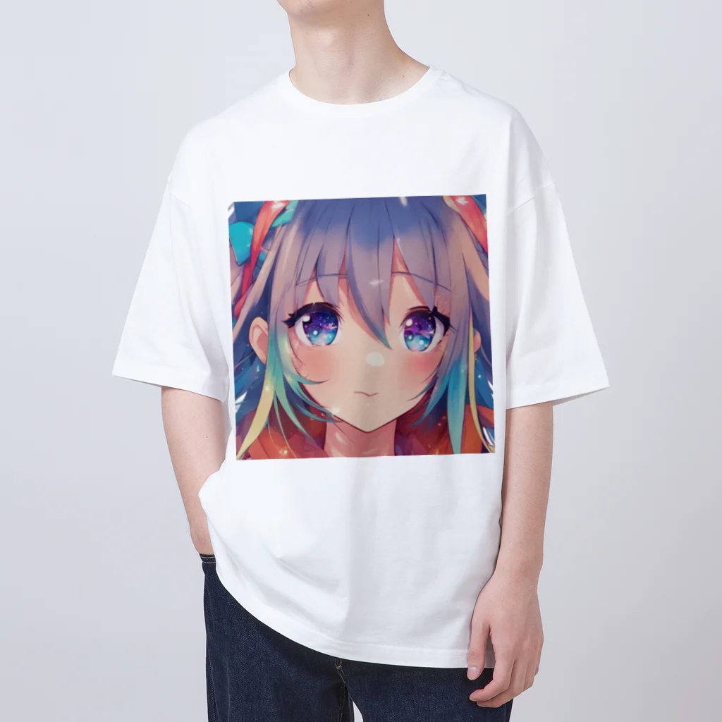 samefudeのAI美少女コレクション オーバーサイズTシャツ