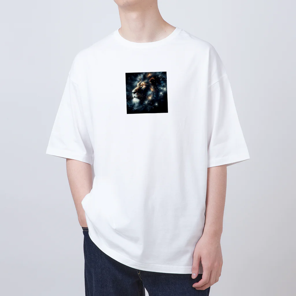 shop_cosmoの星屑のライオン Oversized T-Shirt