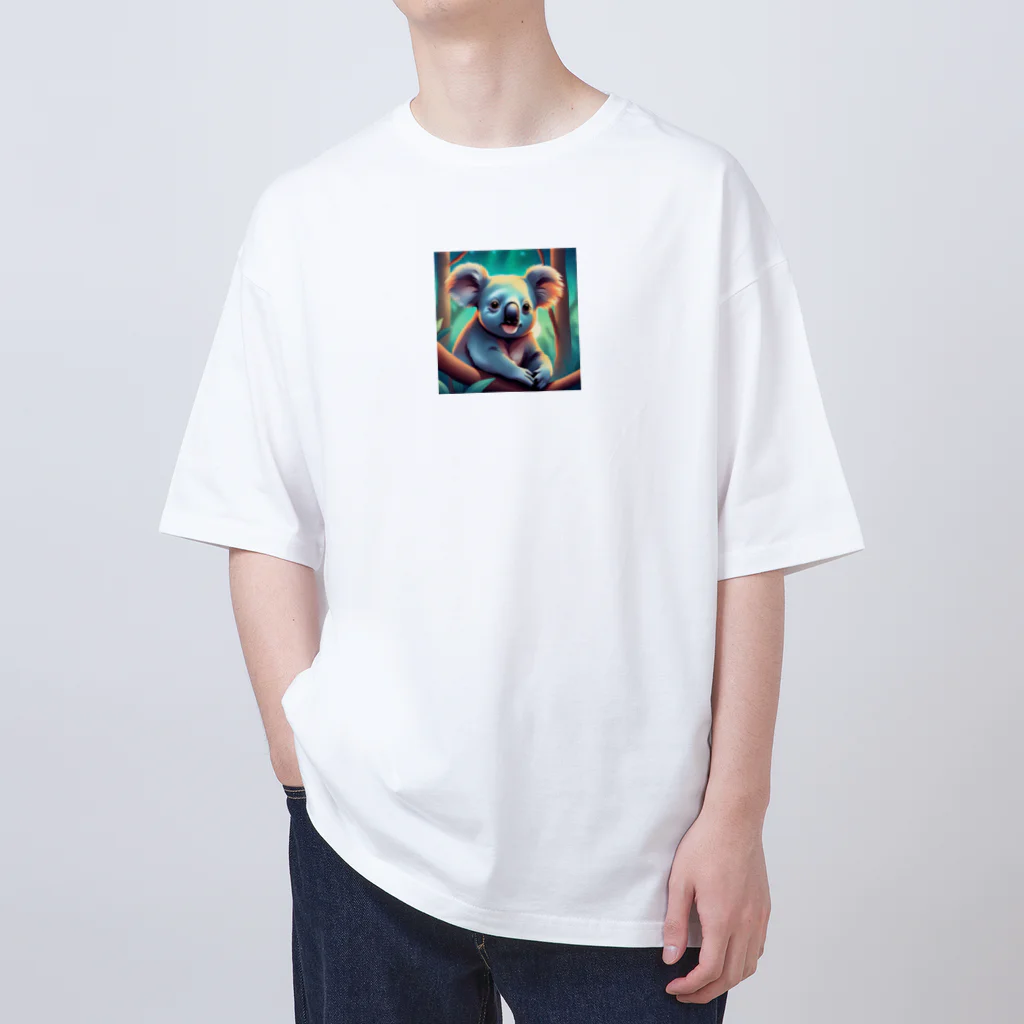 安田ワールドのコアラのイラストグッズ Oversized T-Shirt