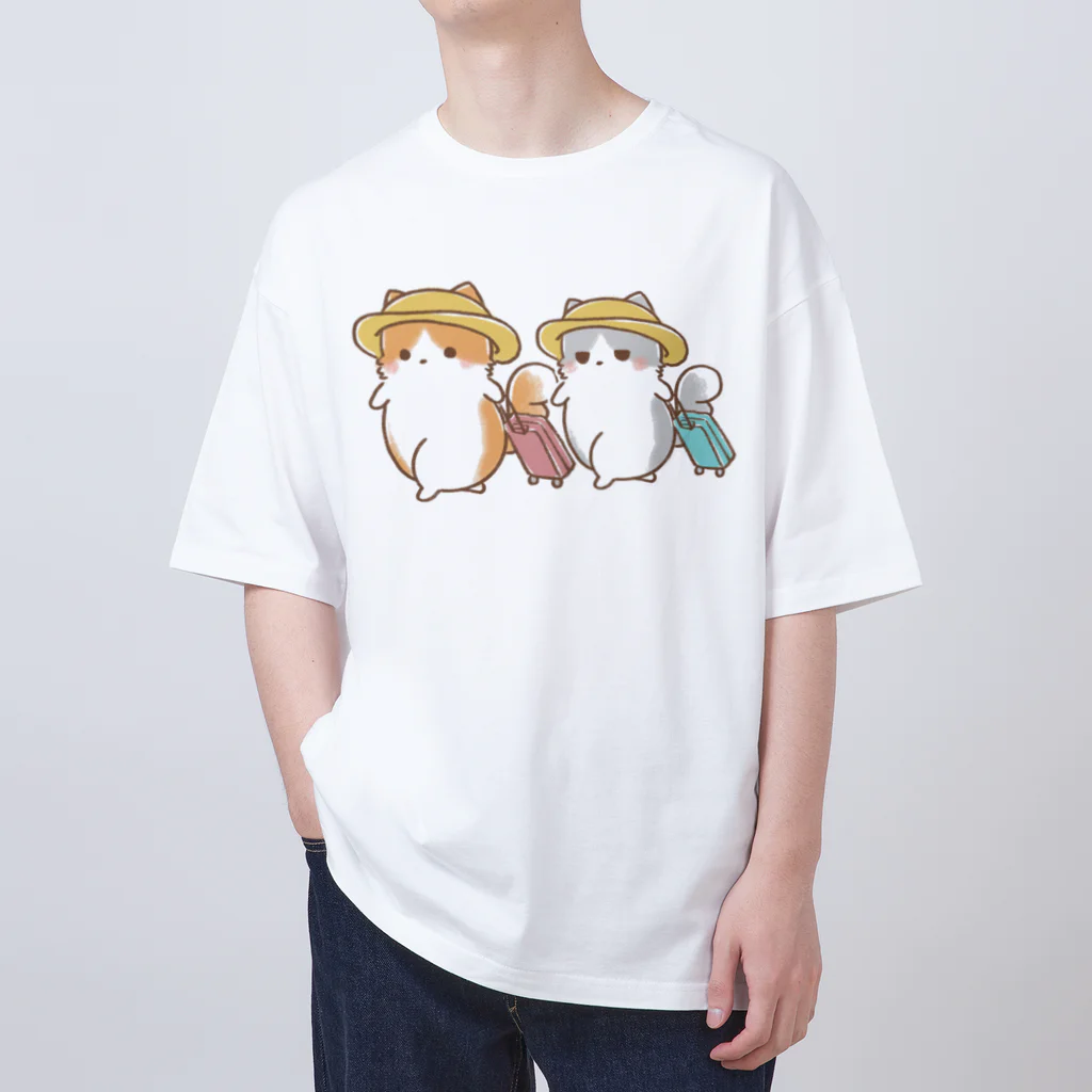 短足猫のなんとぬんのバケーション中なんぬん！ Oversized T-Shirt