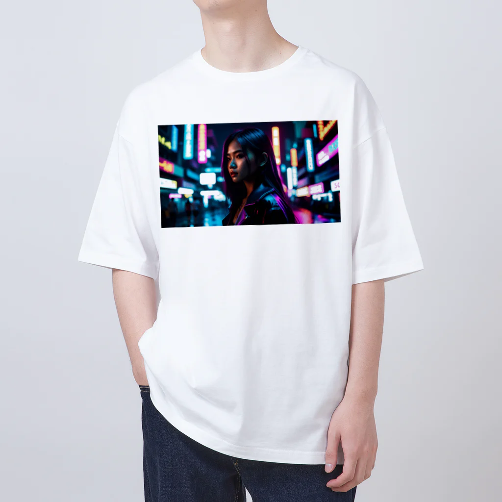 SAMURAI_BOYのAI美少女 Oversized T-Shirt