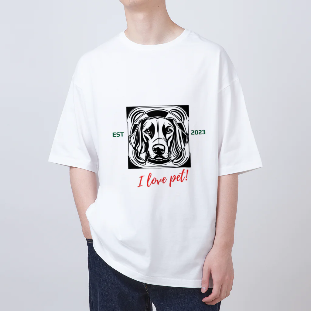 ワンダーワールド・ワンストップのDog ペット好き Oversized T-Shirt